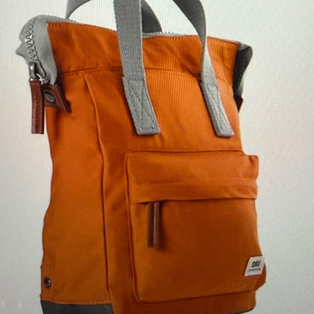 Ori Bantry Burnt Orange Recycled Nylon Backpack /Tote Bag